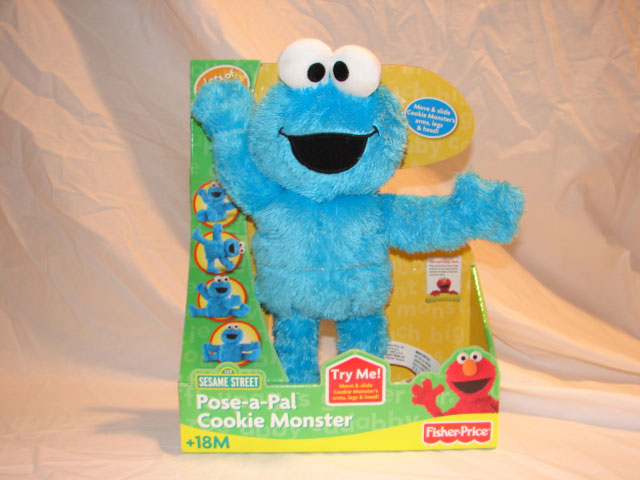 Fisher Price Pose A Pal Cookie Monster - Assortment # L8920 - Model # M0863