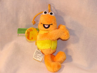 Gund Orange Twiddle Bug 