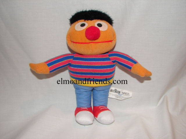 Nanco Beanie Ernie - elmoandfriends.com - Sesame Street Plush Dolls
