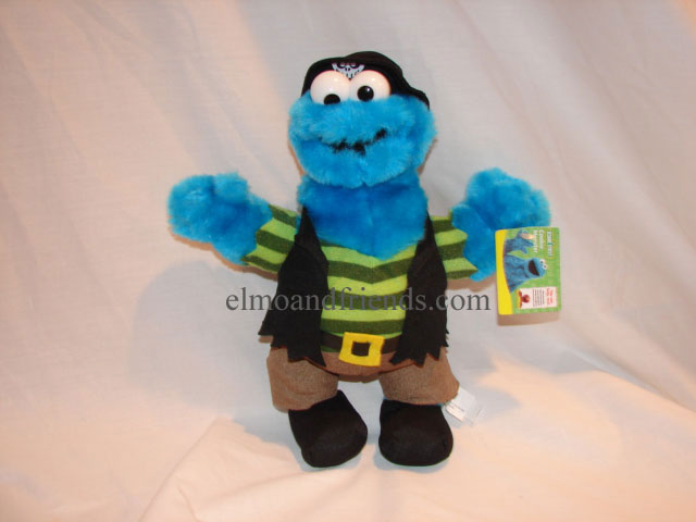 Nanco Cookie Monster Pirate - elmoandfriends.com - Sesame Street Plush Dolls